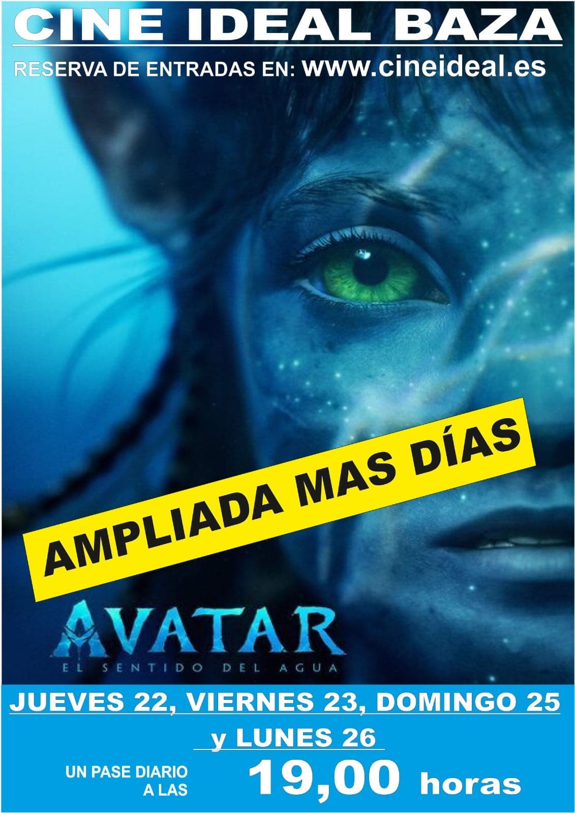 Cine Avatar El Sentido Del Agua Bazaturismo